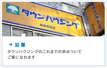 沿革　タウンハウジングのこれまでの歩みについてご覧になれます